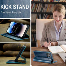 Load image into Gallery viewer, Apple iPhone Case Flip Fold Card Slot Leather Protective Cover