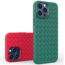 Load image into Gallery viewer, iPhone Case Woven Pattern Cooling Soft TPU Case Cover