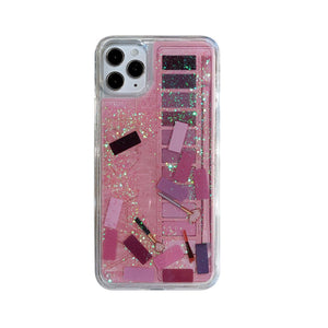 Apple iPhone Makeup Pattern Quicksand Case Cover