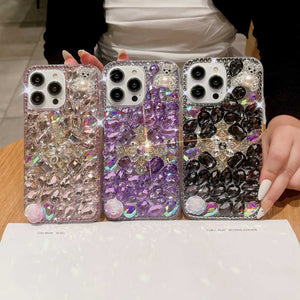 iPhone Case Handmade Diy Bling Glitter Full Diamond Cover