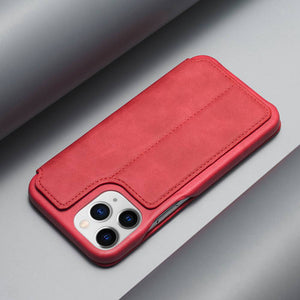 Apple iPhone Case Magnetic Flip Window With Bracket Function Leather Cover