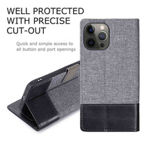 Load image into Gallery viewer, Canvas Apple iPhone Cases Flip Window Fold Cover - yhsmall