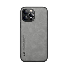 Load image into Gallery viewer, Built-In Magnetic Leather Protective Cover, Grey