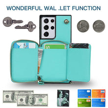 Load image into Gallery viewer, Samsung Galaxy Mobile Phone Storage Leather Wallet Card Slot Case Cover