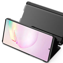 Load image into Gallery viewer, Samsung Cases Plating PC Mirror Effect Flip Window Cover