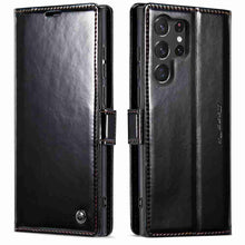 Load image into Gallery viewer, Samsung Case Flip Fold Card Slot Leather Protective Cover