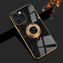 Load image into Gallery viewer, Magnetic Car Ring iPhone Case, Black