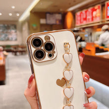 Load image into Gallery viewer, Soft TPU Handmade Bracelet iPhone Case, Camera View