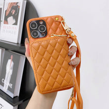 Load image into Gallery viewer, Wallet Bag iPhone Case, Orange