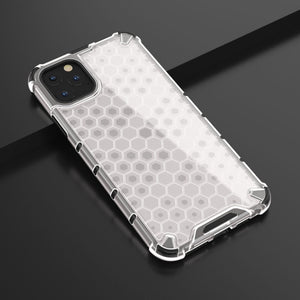 Honeycomb Cooling iPhone Case, Clear White