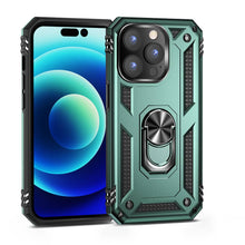 Load image into Gallery viewer, Military Grade With Magnetic Finger Holder Case for Apple iPhone