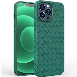 iPhone Case Woven Pattern Cooling Soft TPU Case Cover