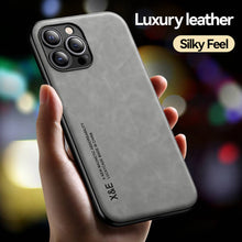 Load image into Gallery viewer, Built-In Magnetic Leather Protective Cover, In Hand Display