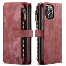 Load image into Gallery viewer, Apple iPhone Wallet Case Multi-function Cover