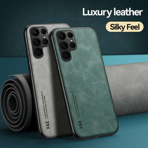 Samsung Case Built-In Magnetic Leather Protective Cover