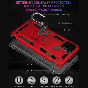 Google Phone Case Military Grade Shockproof Magnetic Finger Holder Cover