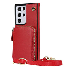 Load image into Gallery viewer, Samsung Galaxy Mobile Phone Storage Leather Wallet Card Slot Case Cover