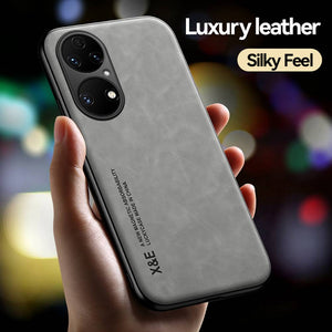 Huawei Case Built-In Magnetic Leather Protective Cover - yhsmall