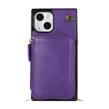 Load image into Gallery viewer, Apple iPhone Storage Leather Wallet Card Slot Case Cover