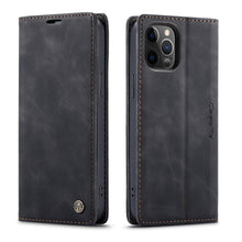 Load image into Gallery viewer, 013 Caseme iPhone Leather Case, Black