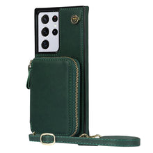 Load image into Gallery viewer, Samsung Galaxy Mobile Phone Storage Leather Wallet Card Slot Case Cover