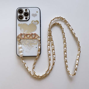 Apple iPhone Case Pearl Lanyard Cover