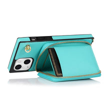 Load image into Gallery viewer, Apple iPhone Storage Leather Wallet Card Slot Case Cover