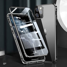 Load image into Gallery viewer, Apple iPhone Magnetic Case Double Side Tempered Glass Camera Protection Anti-scratch Protective Cover