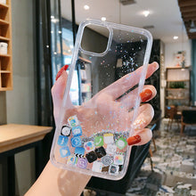 Load image into Gallery viewer, Quicksand App Icon iPhone Case, Silver Model Show