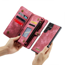 Load image into Gallery viewer, Samsung A Series Wallet  Cases Multi-function Cover