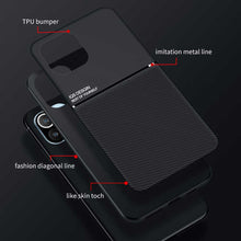 Load image into Gallery viewer, Xiaomi Redmi Cases Matte Texture Built-In Magnetic Car Holder Protective Cover - yhsmall