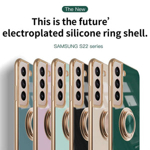 Samsung Case Magnetic Car Ring Anti-fall Protective Cover