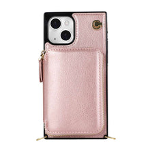 Load image into Gallery viewer, Apple iPhone Storage Leather Wallet Card Slot Case Cover