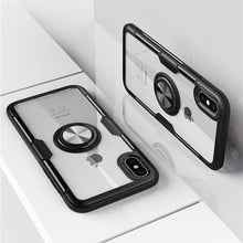 Load image into Gallery viewer, HD Acrylic Finger Ring Holder iPhone Case, Overall View