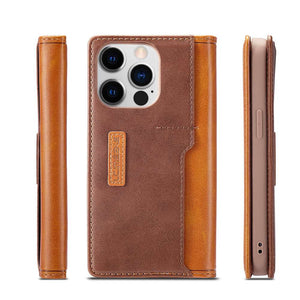 Business Leather Apple iPhone Case Flip Window Cover