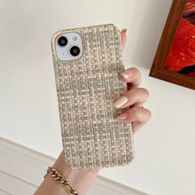 Load image into Gallery viewer, Weave Pattern iPhone Case, Yellow
