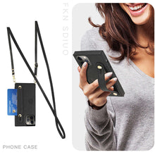 Load image into Gallery viewer, Apple iPhone Waistband With Lanyard Leather Protective Cover