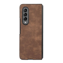 Load image into Gallery viewer, Samsung Galaxy Z Flip Fold Leather Case Cover