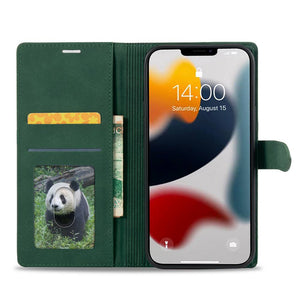 Magnetic Buckle Flip iPhone Case, Inside View