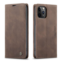Load image into Gallery viewer, 013 Caseme iPhone Leather Case, Dark Brown