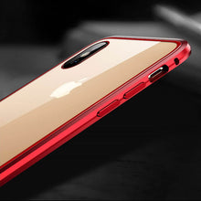 Load image into Gallery viewer, Magnetic Tempered Glass iPhone Case, Side View