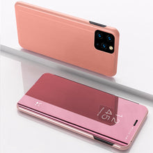 Load image into Gallery viewer, Flip Window Case Mirror iPhone Case, Pink Front and Back