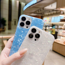 Load image into Gallery viewer, Glitter Shell iPhone Case, Camera View