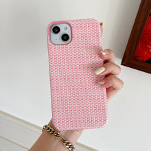 Load image into Gallery viewer, Weave Pattern iPhone Case, Pink