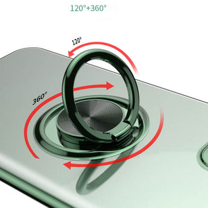 Apple iPhone Case Plating TPU Finger Holder Cover