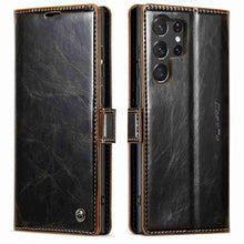 Load image into Gallery viewer, Samsung Case Flip Fold Card Slot Leather Protective Cover