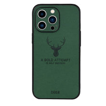 Load image into Gallery viewer, Leather Deer Pattern Case for Apple iPhone Cover