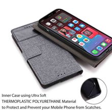 Load image into Gallery viewer, Canvas Apple iPhone Cases Flip Window Fold Cover - yhsmall