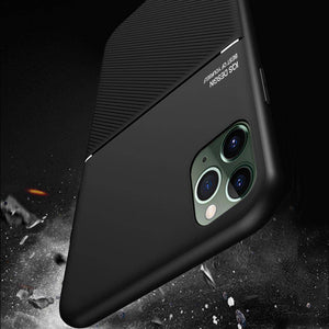 Texture Built-In Magnetic iPhone Case, Shockproof