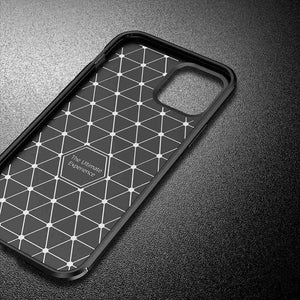 Apple iPhone Cases Carbon Fiber Anti-fingerprint Anti-collision Protective Cover